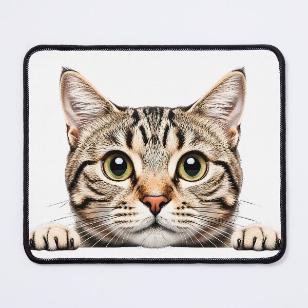 Item preview, Cat Cute Funny Peeking Face Curious Expression Realistic Kitty designed and sold by ArtivioShop.