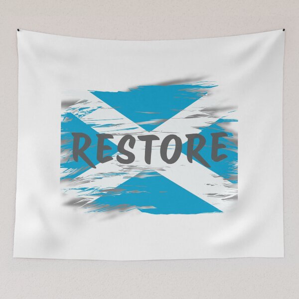 Item preview, Scotland Restore Flag  designed and sold by Here, Then.