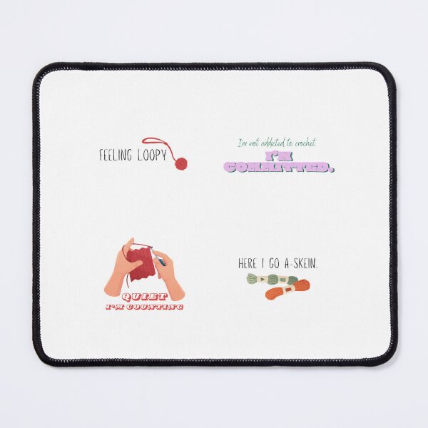 Item preview, Crochet Sticker Set designed and sold by The Artful Pearl.