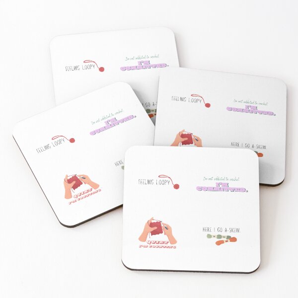 Item preview, Crochet Sticker Set designed and sold by The Artful Pearl.