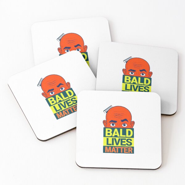Item preview, Bald Lives Matter — Funny Bald Guy Illustration | Retro Grooming Humor for Men designed and sold by Colorful-Garden.