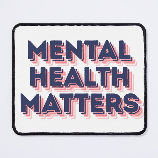 Item preview, Mental Health Matters Bold Text designed and sold by The Artful Pearl.