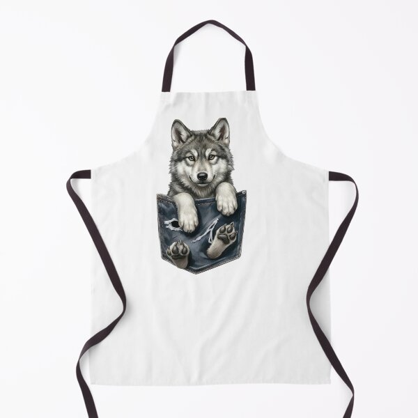 Item preview, Cute Wolf In Pocket T-Shirt Funny Puppy Pocket Design Animal Lover Gift designed and sold by MyStore2025.