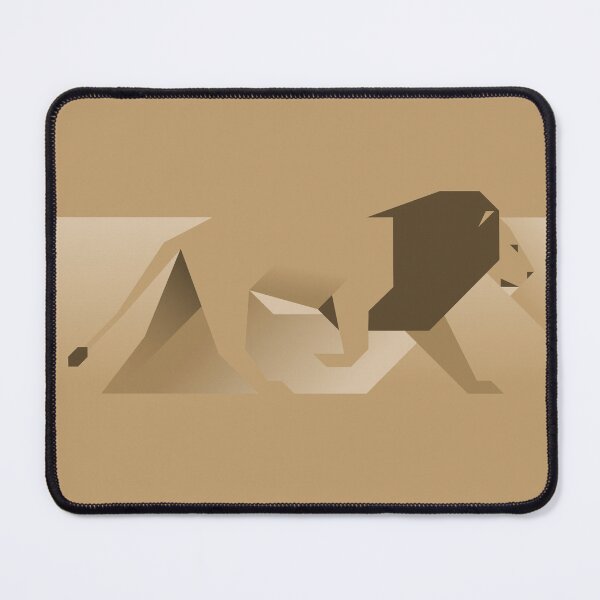 Item preview, Artistic Geometric Lion, Clean Flat Neutral Color Animal Minimal Safari Design designed and sold by PrimitiveTees.