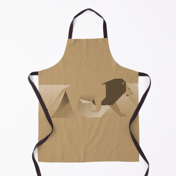 Item preview, Artistic Geometric Lion, Clean Flat Neutral Color Animal Minimal Safari Design designed and sold by PrimitiveTees.