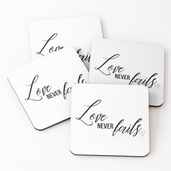 Item preview, Love Never Fails designed and sold by The Artful Pearl.