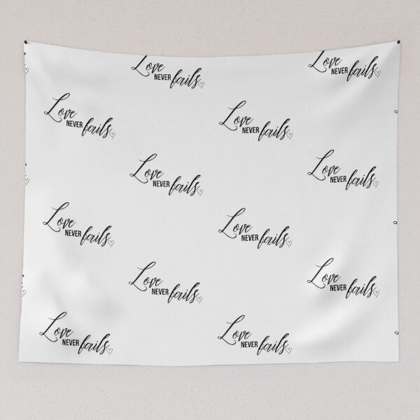 Item preview, Love Never Fails designed and sold by The Artful Pearl.