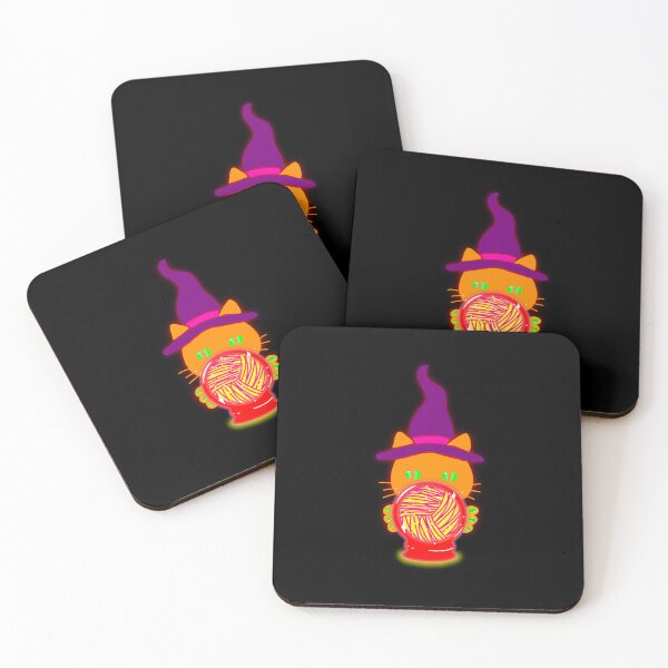 Item preview, Ginger Neon Witch Cat Design designed and sold by ArtyWares.
