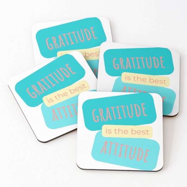 Item preview, Gratitude is the Best Attitude designed and sold by The Artful Pearl.