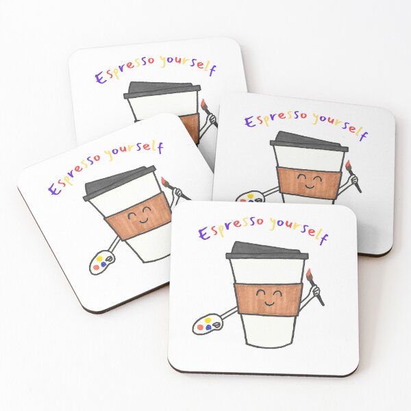 Item preview, Espresso Yourself designed and sold by The Artful Pearl.