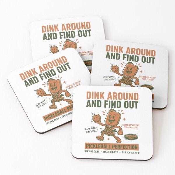 Item preview, Pickleball Dink Around And Find Out Funny Player designed and sold by LuminOrb.