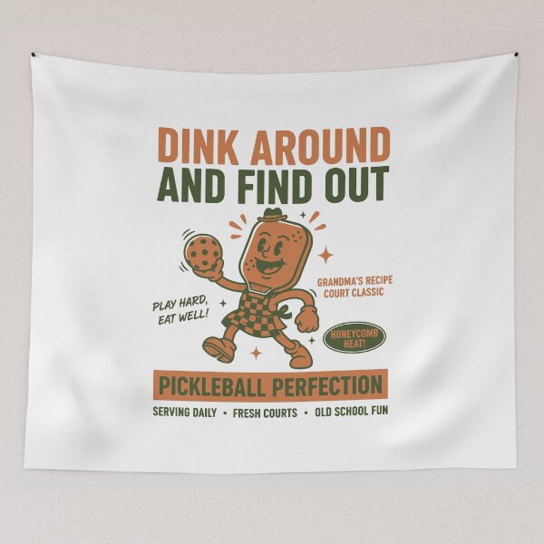 Item preview, Pickleball Dink Around And Find Out Funny Player designed and sold by LuminOrb.