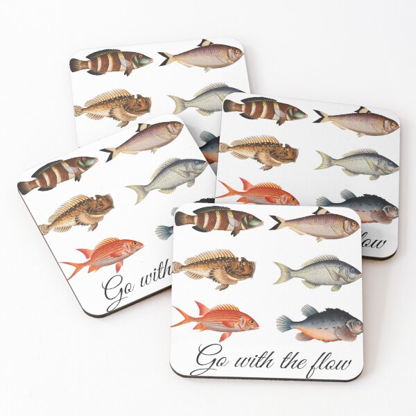 Item preview, Go With the Flow- Graphic Fish Design designed and sold by TooCharming.