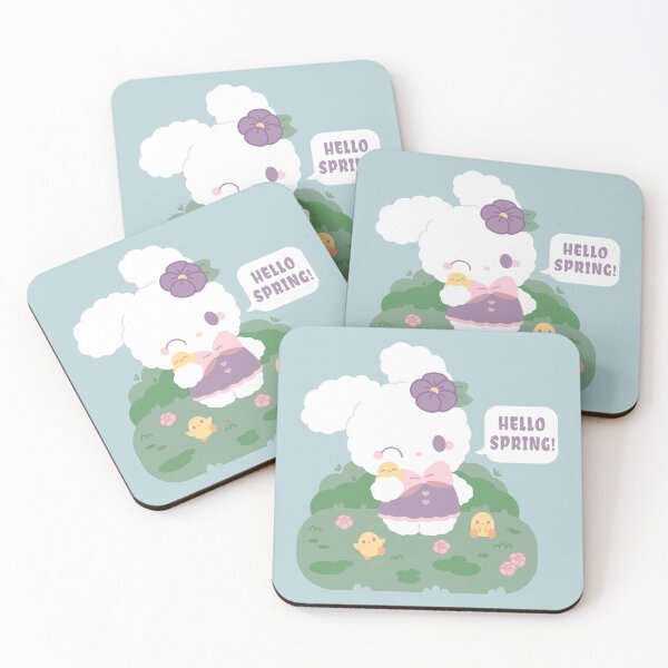 Item preview, Hello Spring Cute Bunny and Chicks designed and sold by Stephanie Hardy.