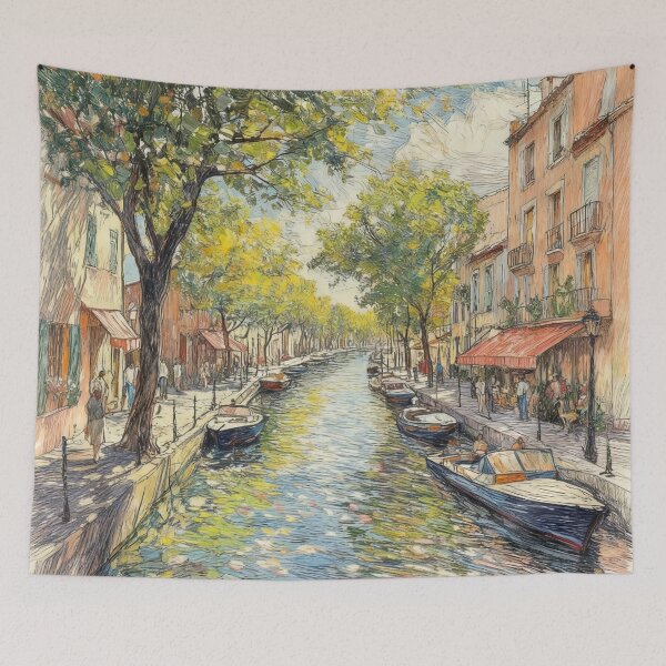 Item preview, On the canal bank designed and sold by sid1802.