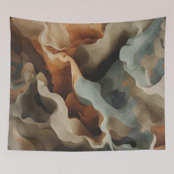 Item preview, Vintage Organic Wave Abstract Retro Fashion Prin designed and sold by NK-Studios .