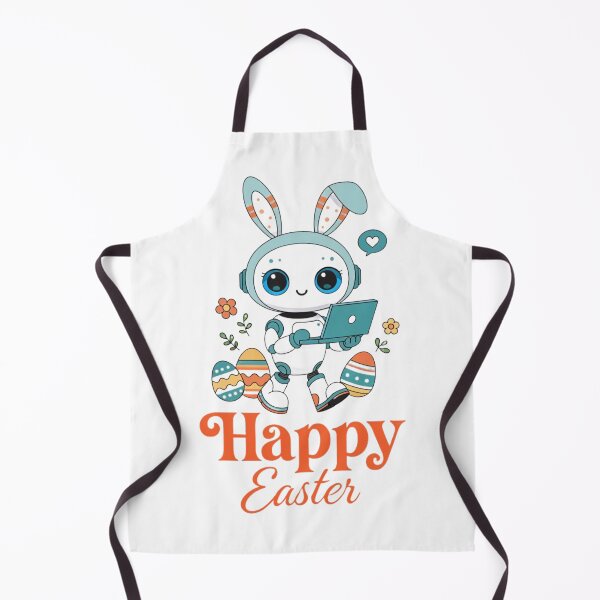 Item preview, Happy Easter Robot Bunny designed and sold by VivoStudio.