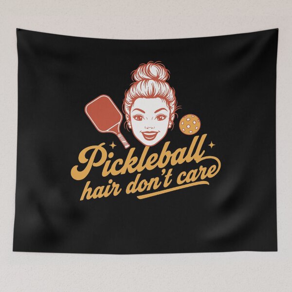 Item preview, Pickleball Hair Don't Care Funny Player Love designed and sold by LuminOrb.