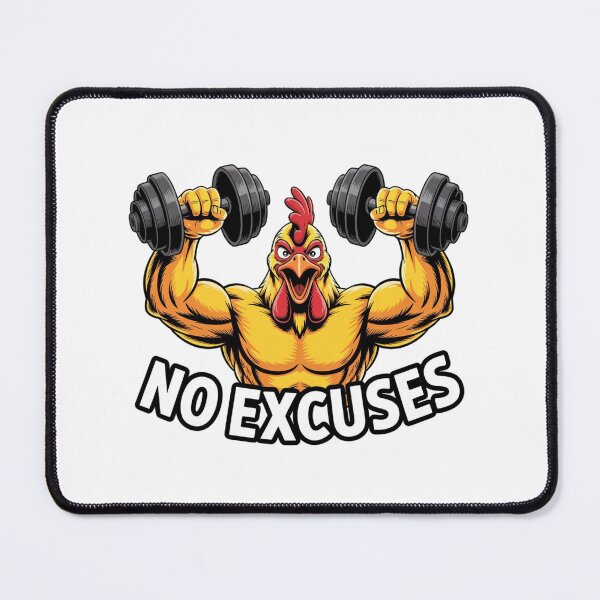 Item preview, rooster - no excuses designed and sold by 123ks.
