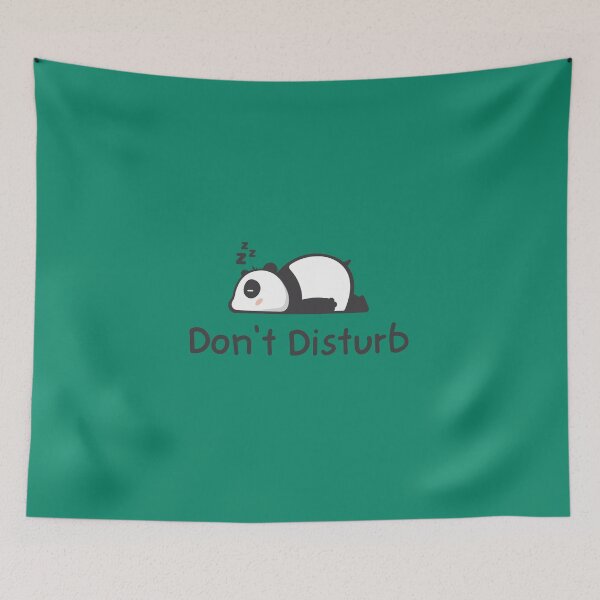 Item preview, Sleeping Panda Don’t Disturb Cute Kawaii Design designed and sold by VickyAR.