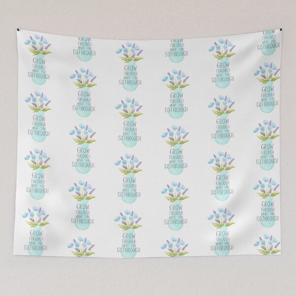 Item preview, Grow Through What You Go Through Watercolor designed and sold by The Artful Pearl.