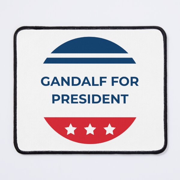Artikelvorschau, Gandalf für Präsident entworfen und verkauft von The Artful Pearl.