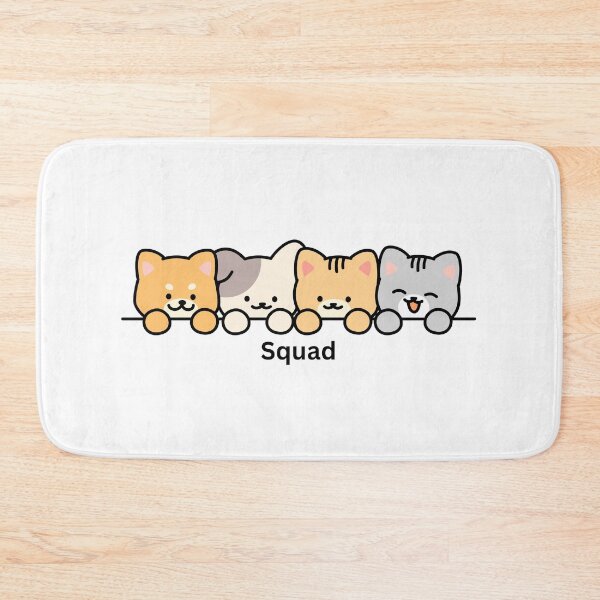 Item preview, Cute Cats and Dogs Peeking Kawaii Pet Friends Design designed and sold by CozyMomDesigns.