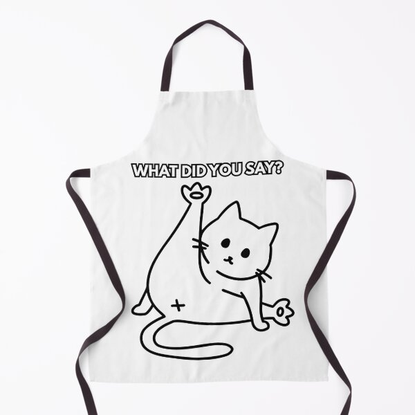 Item preview, What Did You Say - Funny Cat designed and sold by CyrilloArt.