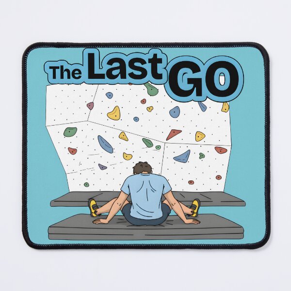 Item preview, The Last Go - Funny Bouldering Man & Indoor Climbing Art designed and sold by LoopassVD.
