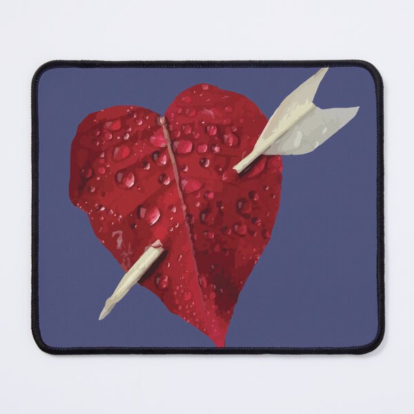 Item preview, Red Heart Leaf Pierced by Arrows designed and sold by Arturo Daniel Garcia Palomo.