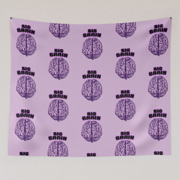Item preview, big brain designed and sold by Happy Go Lucky.