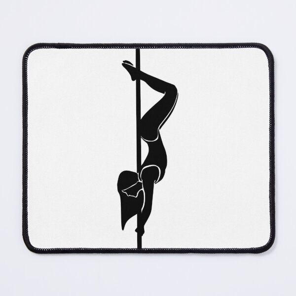 Item preview, Minimalist Black Pole Dance Silhouette- Inverted Pose designed and sold by luvrest.