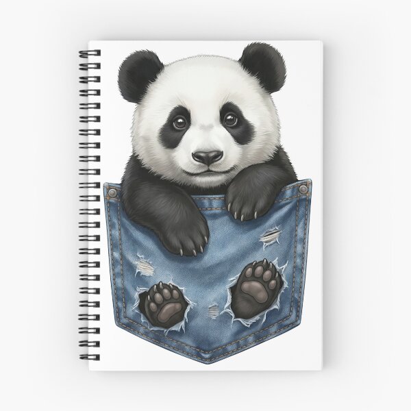 Item preview, Cute Panda In Pocket T-Shirt Funny Panda Pocket Design Kawaii Animal Gift designed and sold by MyStore2025.