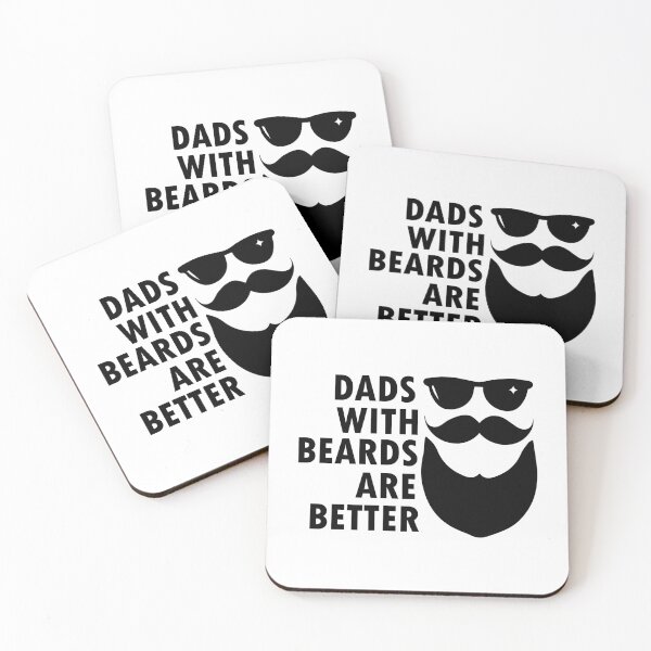 Item preview, Dads With Beards Are Better - Funny Father's Day Beard Gift designed and sold by FuzionRaptor.