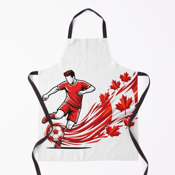 Item preview, Dynamic Canada Soccer Player Maple Leaf Trail designed and sold by PMTaurus.