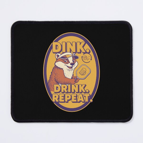 Item preview, Pickleball Funny Player Dink Drink Repeat designed and sold by LuminOrb.