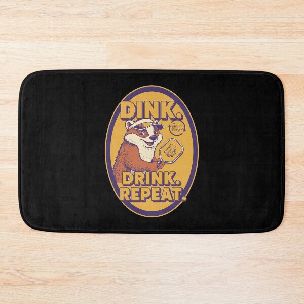 Item preview, Pickleball Funny Player Dink Drink Repeat designed and sold by LuminOrb.
