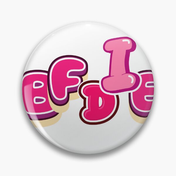 Item preview, BFDIE Cute Pink Bubble Letters – Fun Cartoon Typography Design designed and sold by Prabhath2001.