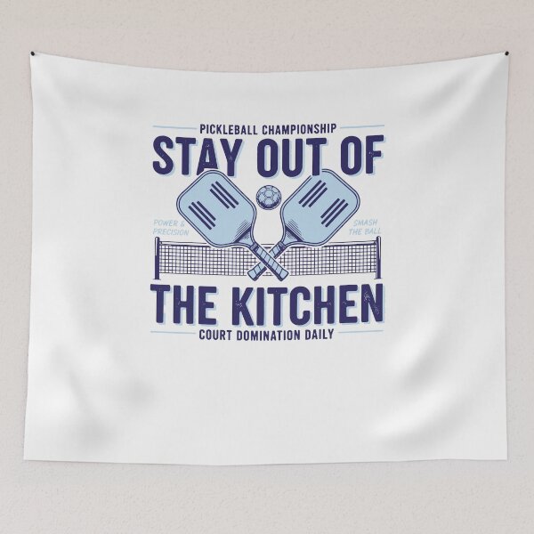 Item preview, Pickleball Funny Player Stay Out Of The Kitchen designed and sold by LuminOrb.
