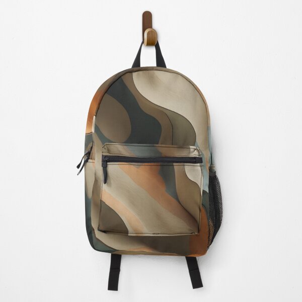 Item preview, Vintage Organic Wave Abstract Retro Fashion Print designed and sold by NK-Studios .