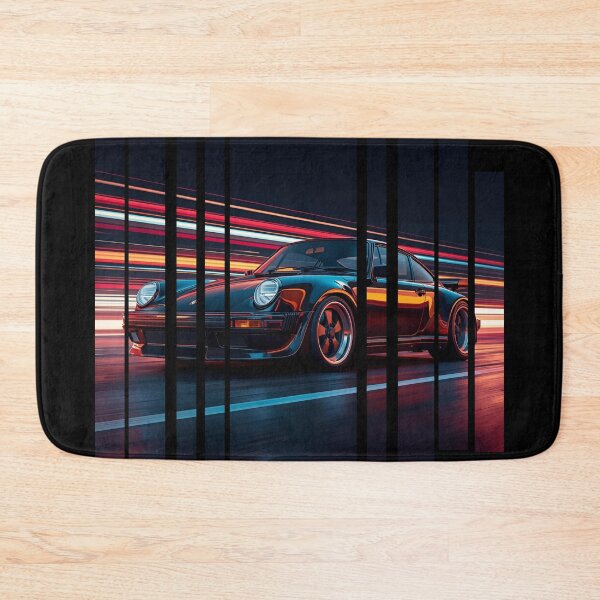 Item preview, Porsch 911 Turbo S inspired Design Vintage racing poster style, dynamic motion lines 13 designed and sold by Neon G.