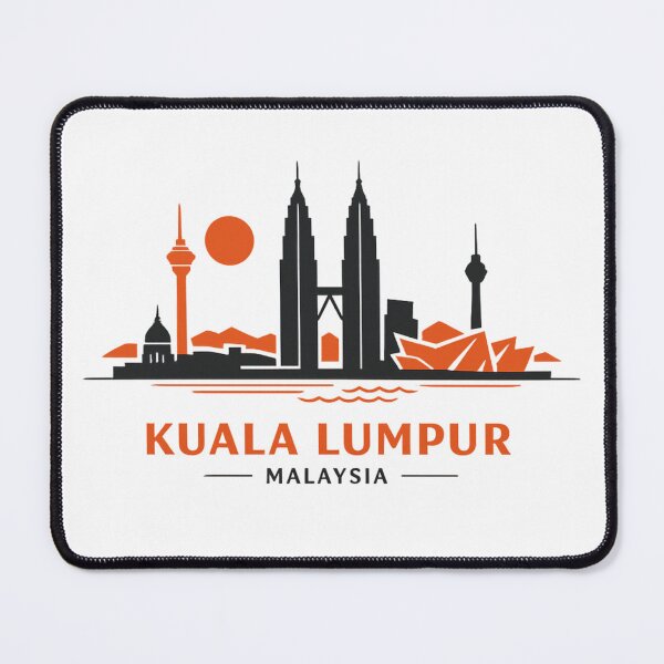 Item preview, Kuala Lumpur Malaysia Skyline Design designed and sold by Eclipse 3699.