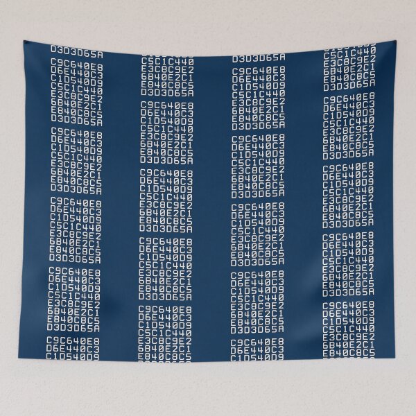 Item preview, hexadecimal computer code - if you can read this say hello (white) designed and sold by bravoalpha.