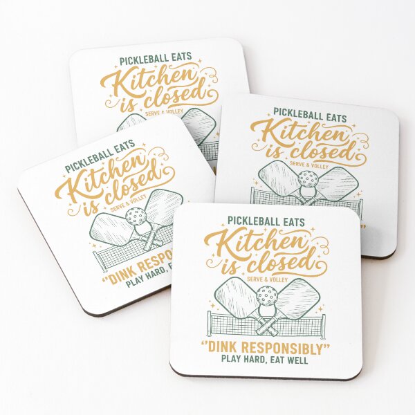 Item preview, Pickleball Kitchen Is Closed Dink Responsibly Play designed and sold by LuminOrb.