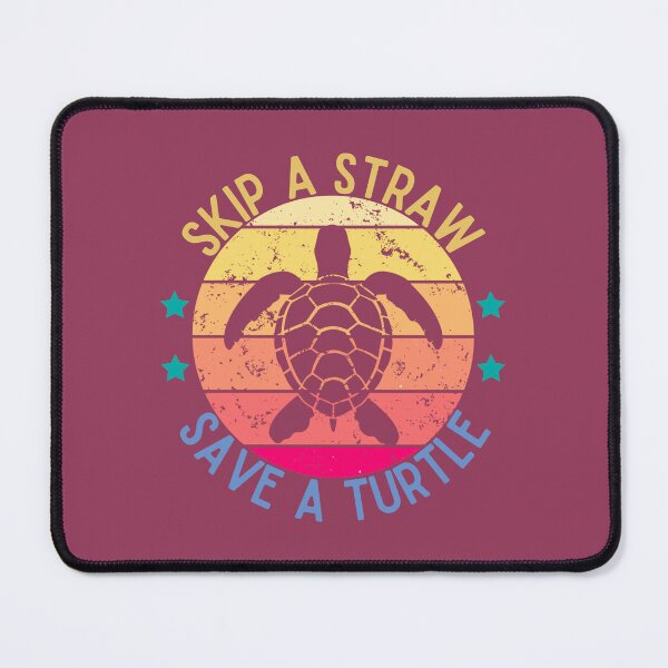 Item preview, Skip a Straw, Save a Turtle designed and sold by LuveraxArt.