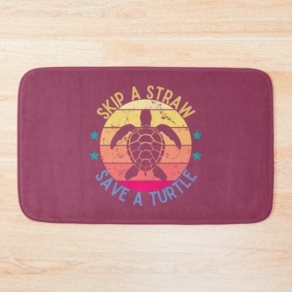 Item preview, Skip a Straw, Save a Turtle designed and sold by LuveraxArt.