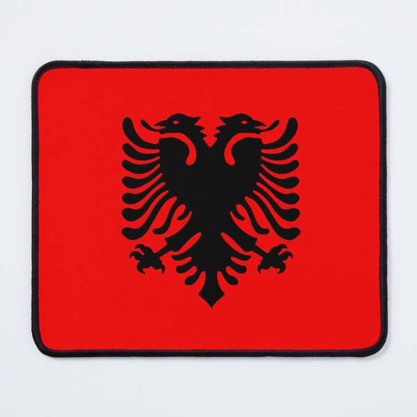 Item preview, Albania flag on South-eastern Europe’s Balkan Peninsula designed and sold by Peter Etchells.