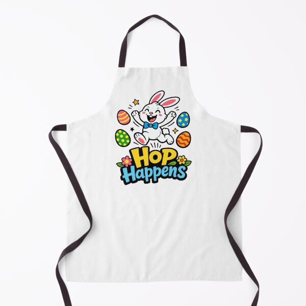 Item preview, Hop Happens Easter Bunny Cute Retro Design designed and sold by Mikoff04-arts.