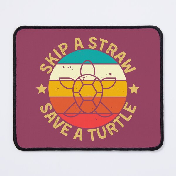Item preview, Skip a Straw, Save a Turtle designed and sold by LuveraxArt.
