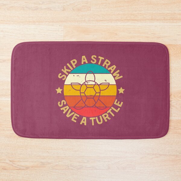 Item preview, Skip a Straw, Save a Turtle designed and sold by LuveraxArt.